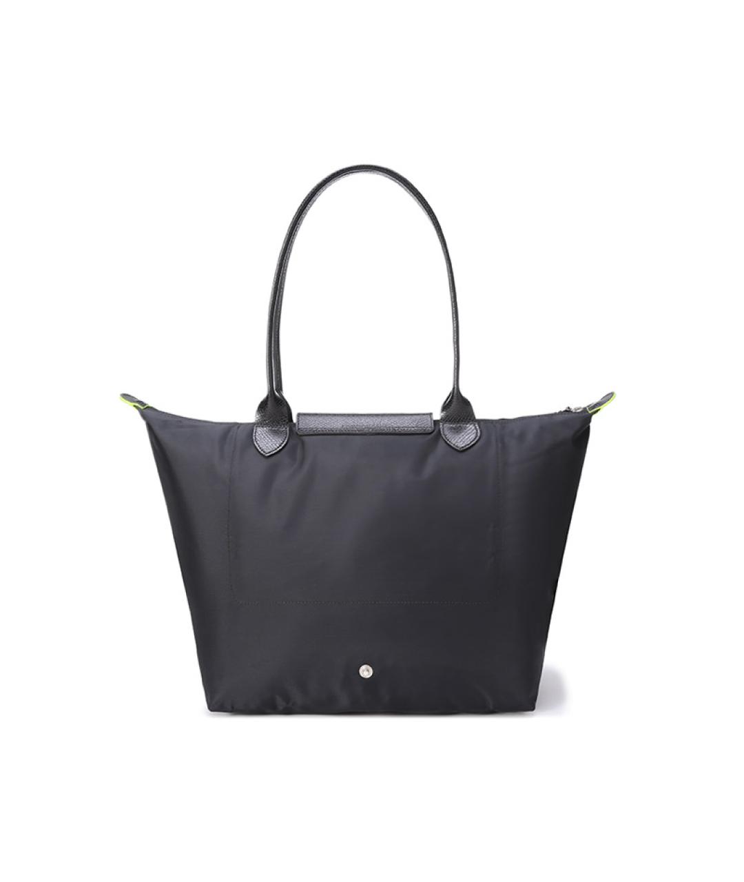 LONGCHAMP Черная тканевая сумка через плечо, фото 3