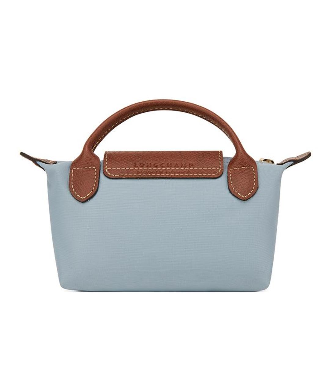 LONGCHAMP Голубая тканевая сумка через плечо, фото 4