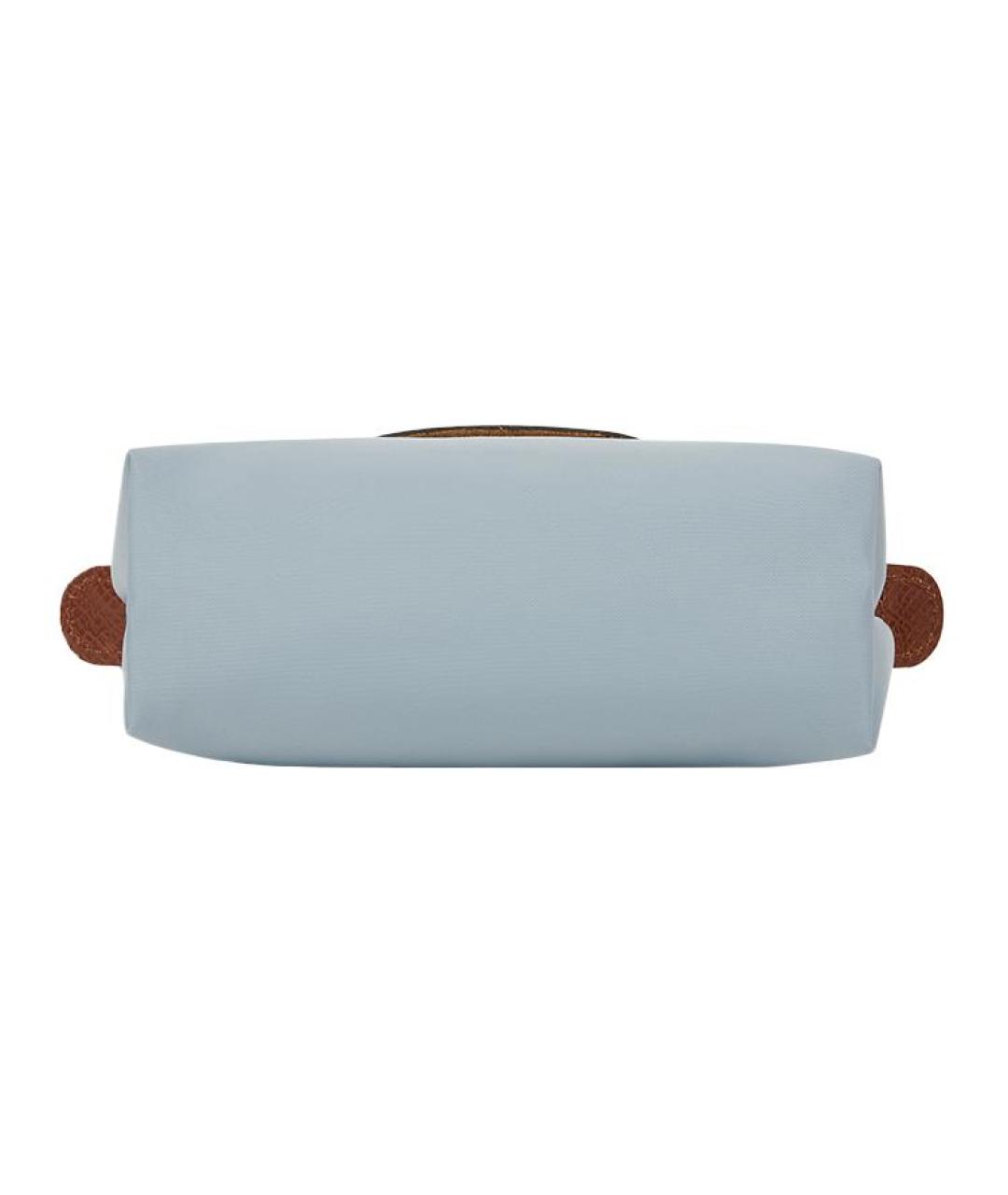 LONGCHAMP Голубая тканевая сумка через плечо, фото 5