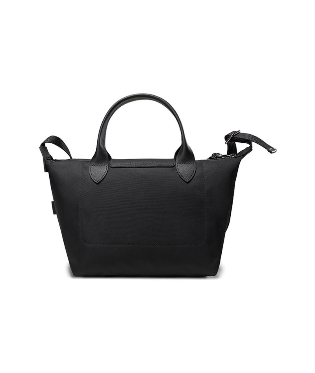 LONGCHAMP Черная тканевая сумка через плечо, фото 3