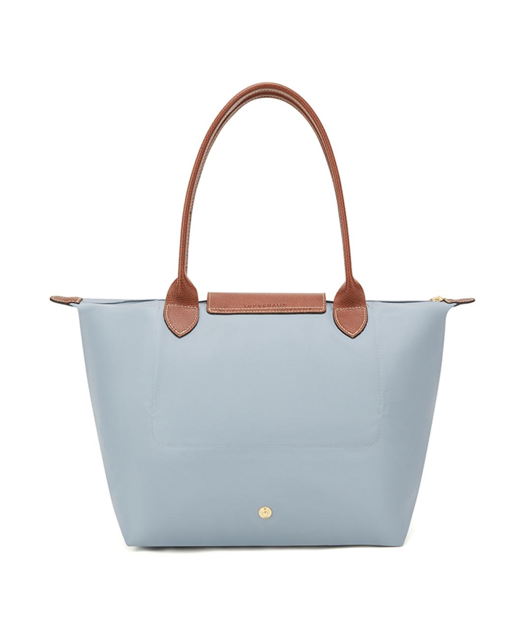 LONGCHAMP Голубая тканевая сумка через плечо, фото 4