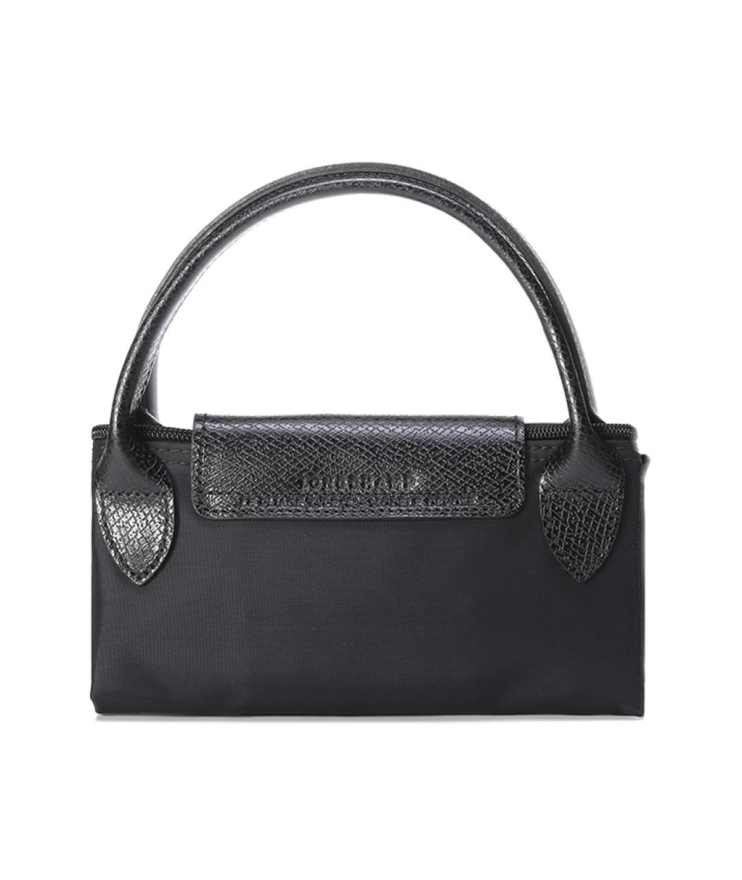 LONGCHAMP Черная тканевая сумка через плечо, фото 8