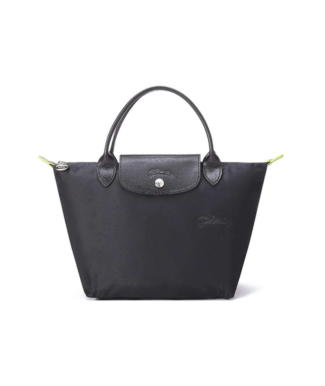 LONGCHAMP Черная тканевая сумка через плечо, фото 1