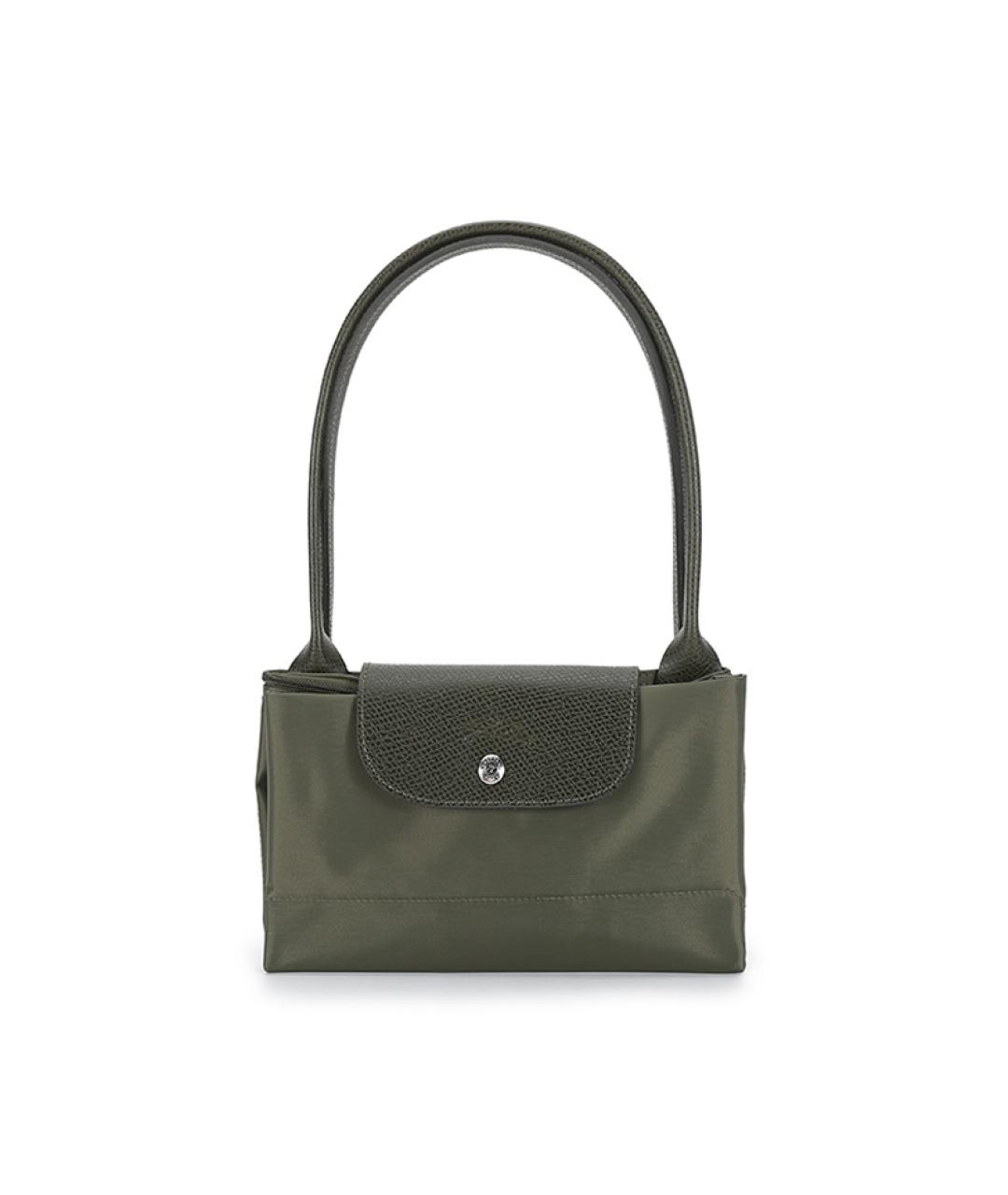 LONGCHAMP Хаки тканевая сумка через плечо, фото 7