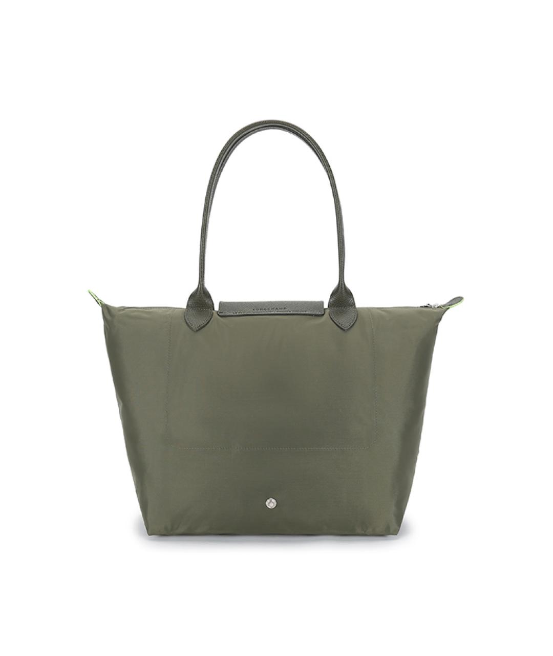 LONGCHAMP Хаки тканевая сумка через плечо, фото 4