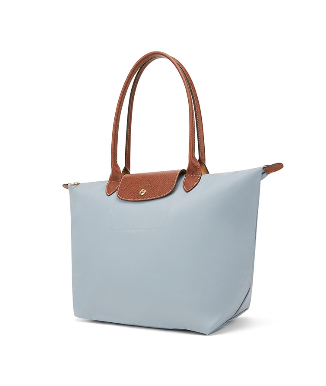 LONGCHAMP Голубая тканевая сумка через плечо, фото 2