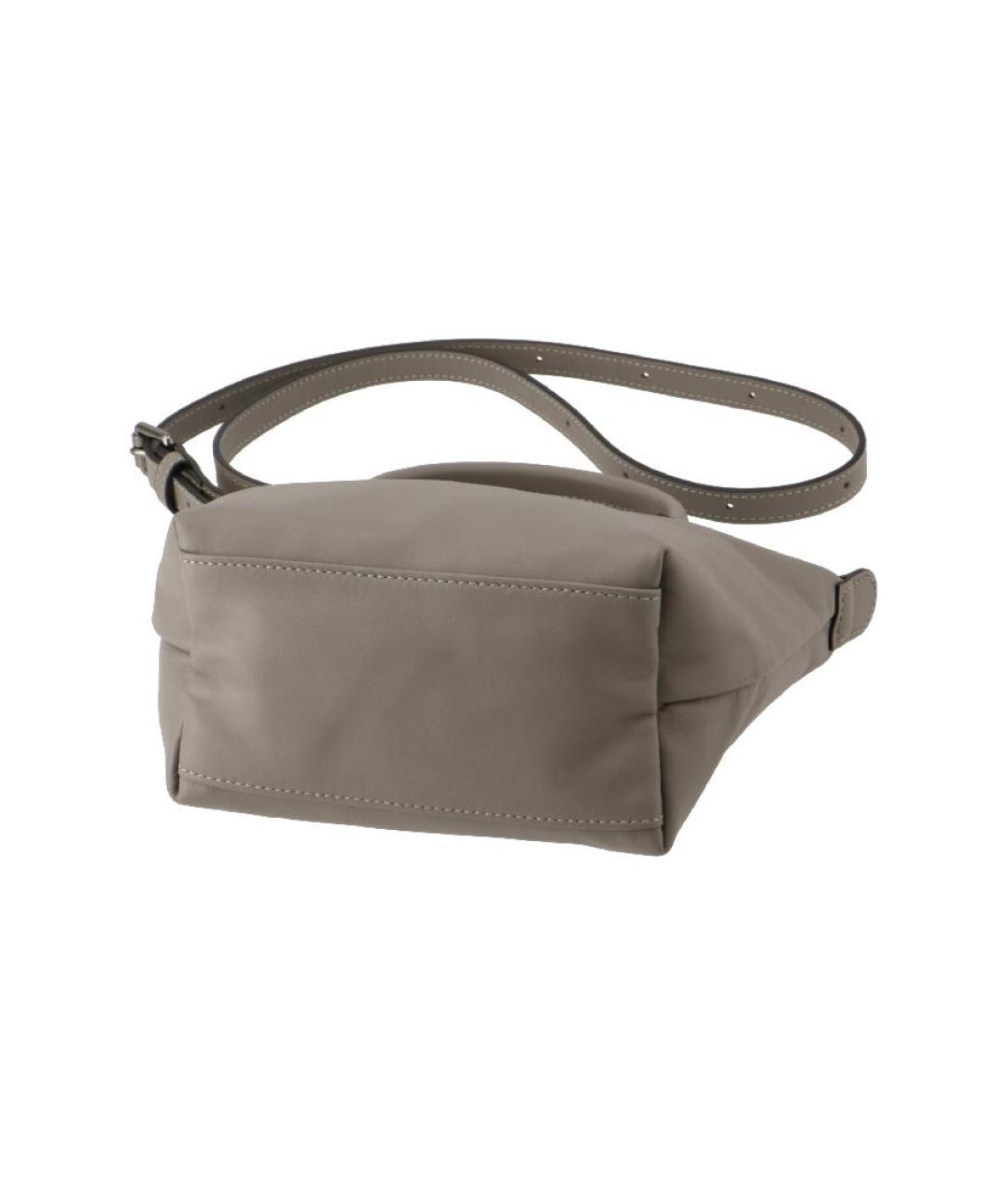 LONGCHAMP Серая тканевая сумка через плечо, фото 4
