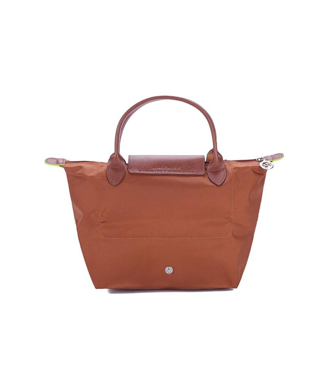LONGCHAMP Коричневая тканевая сумка через плечо, фото 4