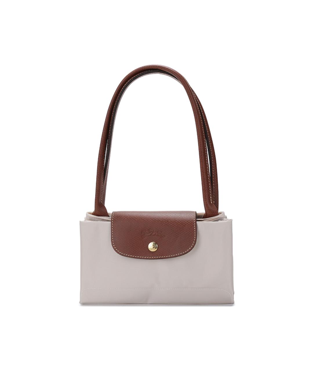 LONGCHAMP Серая тканевая сумка через плечо, фото 7