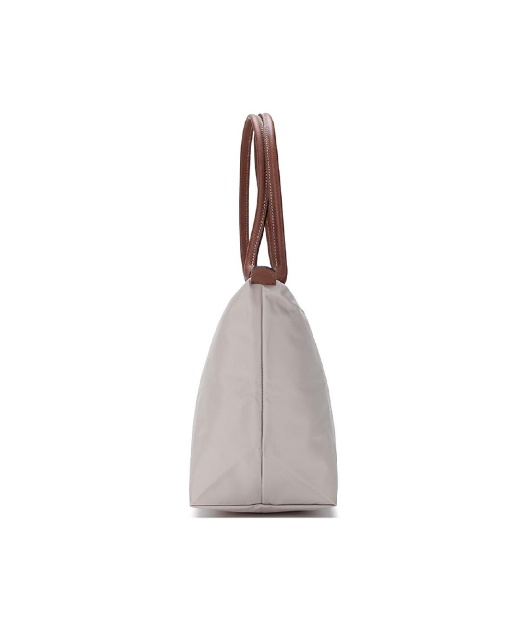 LONGCHAMP Серая тканевая сумка через плечо, фото 4
