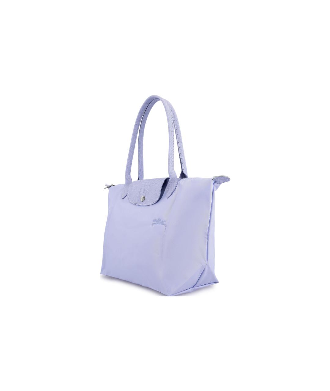 LONGCHAMP Голубая тканевая сумка через плечо, фото 3