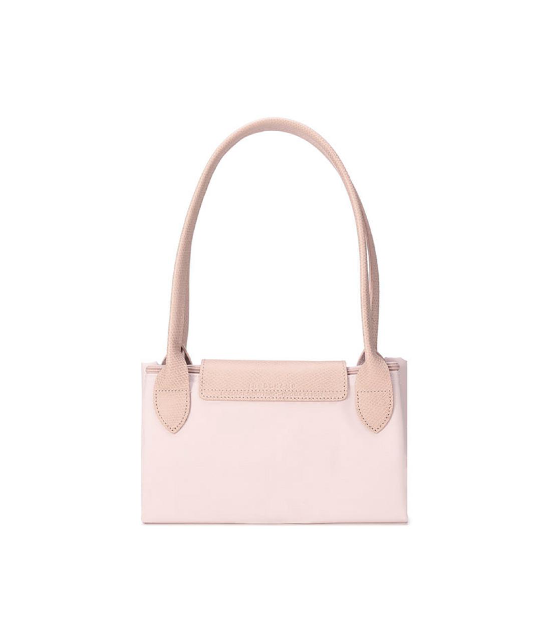 LONGCHAMP Розовая тканевая сумка через плечо, фото 8