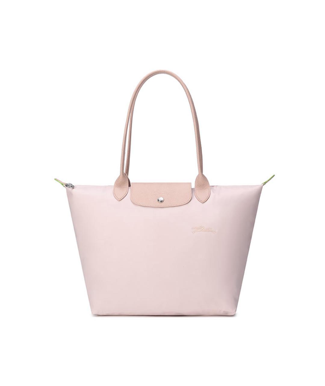 LONGCHAMP Розовая тканевая сумка через плечо, фото 1