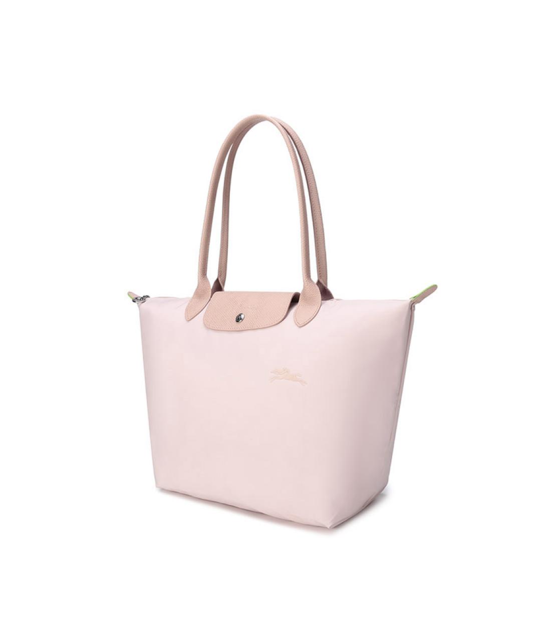 LONGCHAMP Розовая тканевая сумка через плечо, фото 2