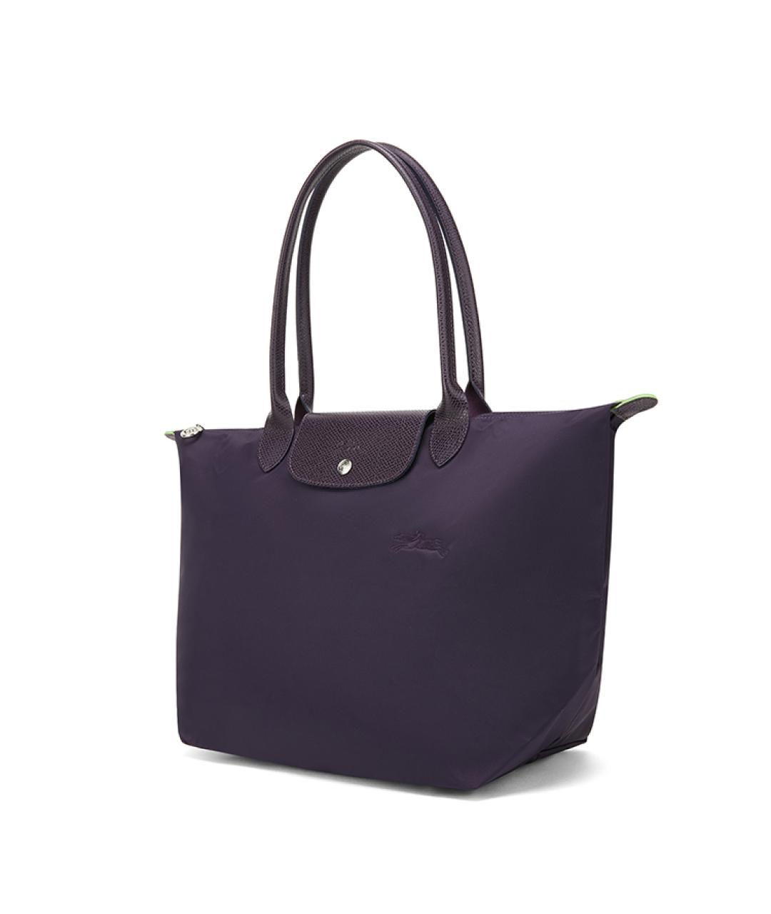 LONGCHAMP Фиолетовая тканевая сумка через плечо, фото 2