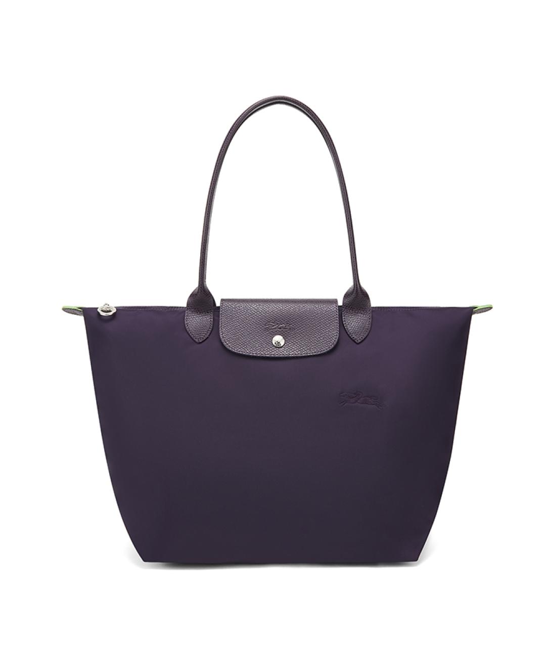 LONGCHAMP Фиолетовая тканевая сумка через плечо, фото 1