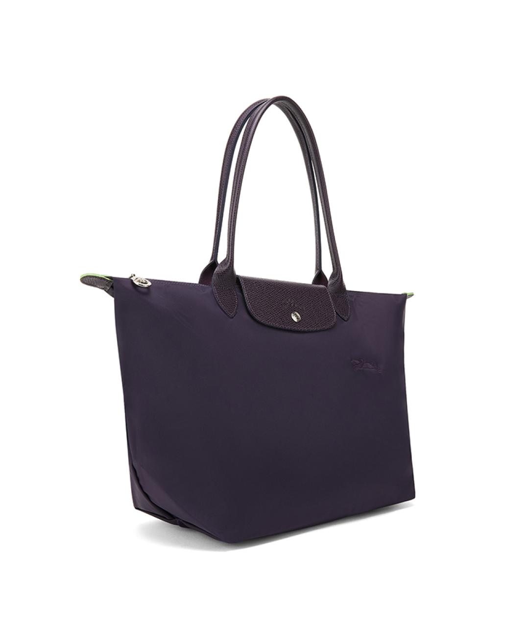 LONGCHAMP Фиолетовая тканевая сумка через плечо, фото 3