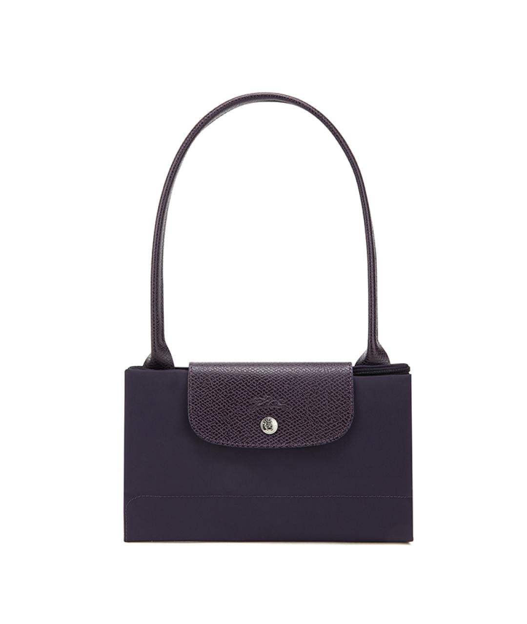 LONGCHAMP Фиолетовая тканевая сумка через плечо, фото 6