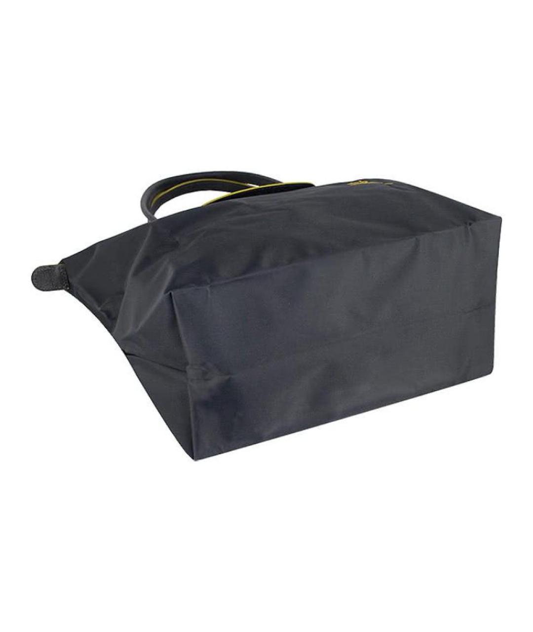 LONGCHAMP Черная тканевая сумка через плечо, фото 4