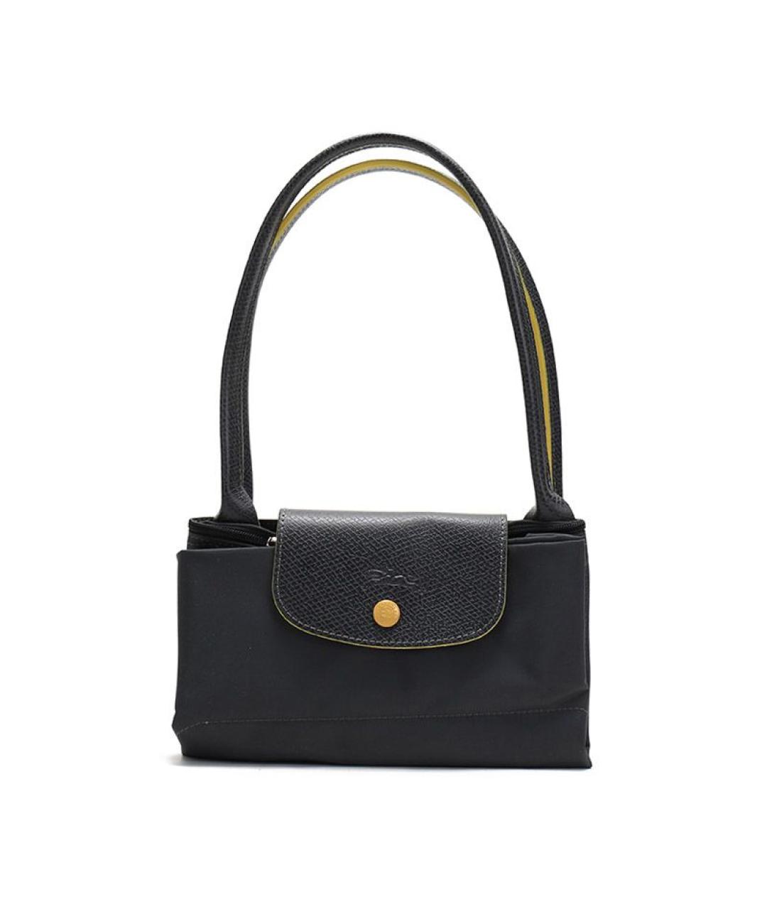 LONGCHAMP Черная тканевая сумка через плечо, фото 5