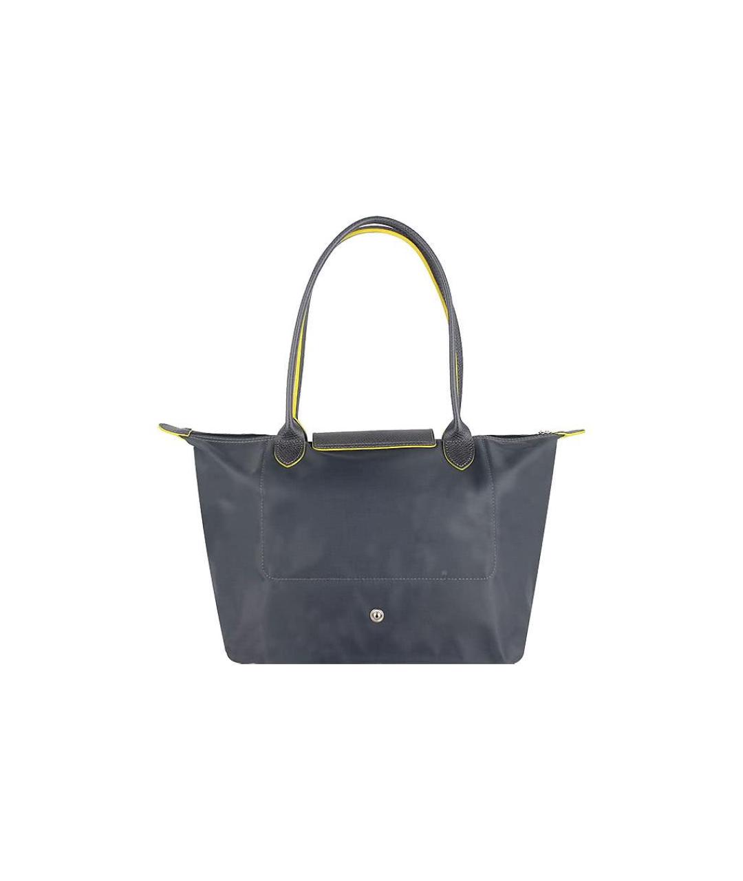 LONGCHAMP Черная тканевая сумка через плечо, фото 3