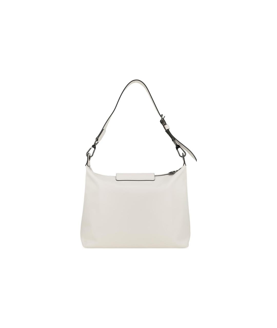 LONGCHAMP Белая тканевая сумка через плечо, фото 3
