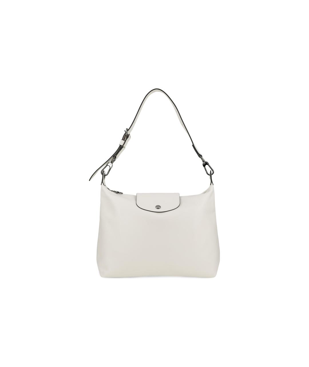 LONGCHAMP Белая тканевая сумка через плечо, фото 1