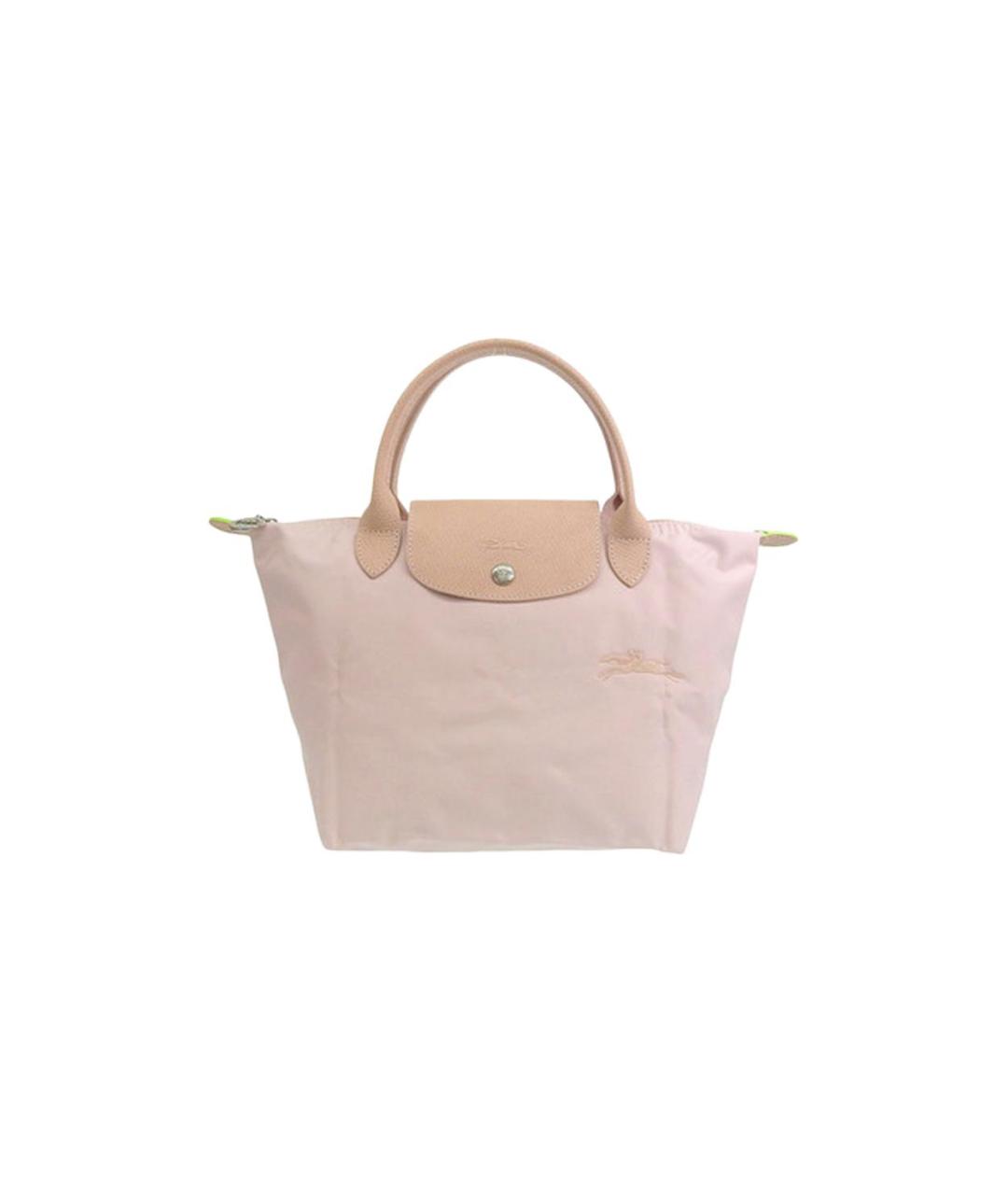 LONGCHAMP Бежевая тканевая сумка через плечо, фото 1