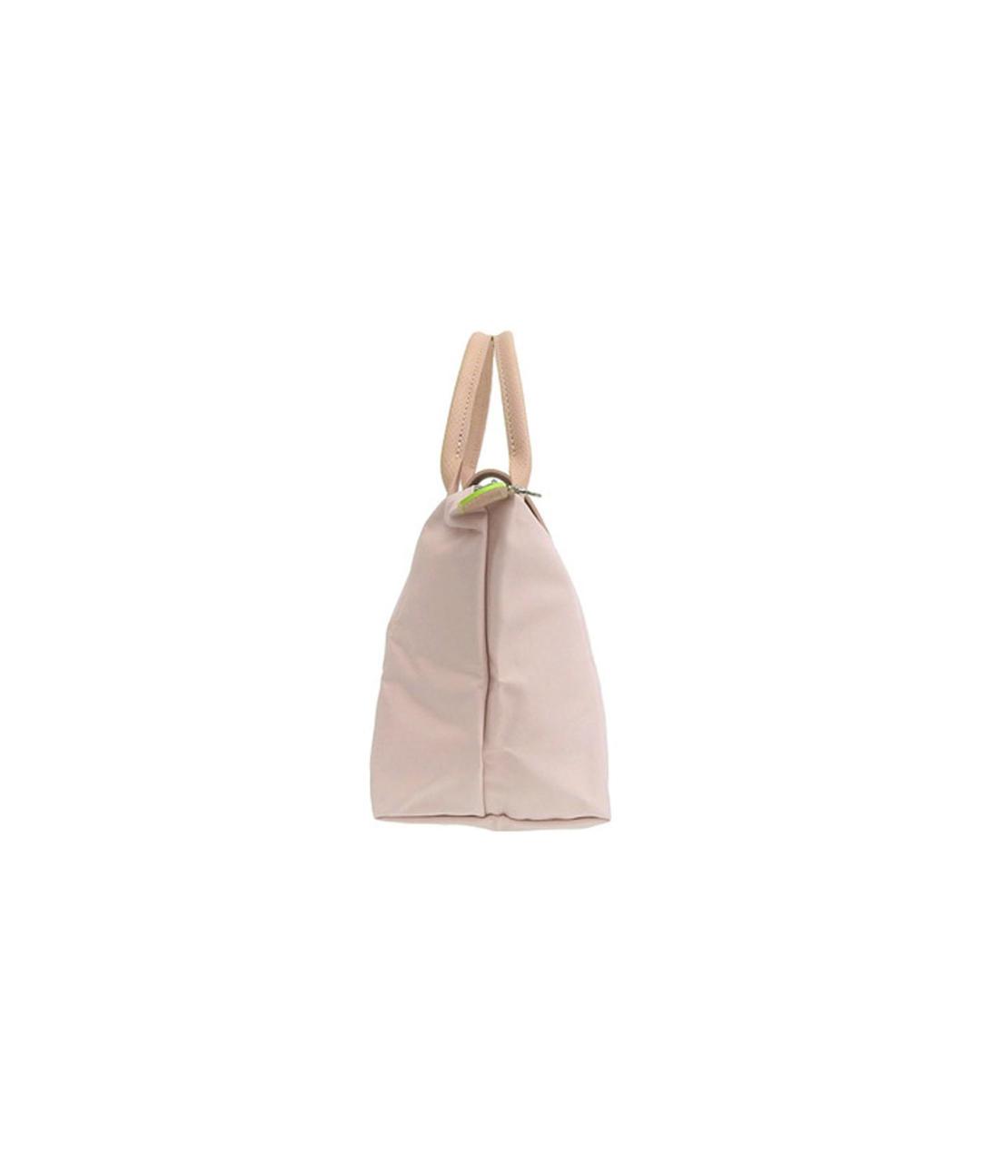LONGCHAMP Бежевая тканевая сумка через плечо, фото 4