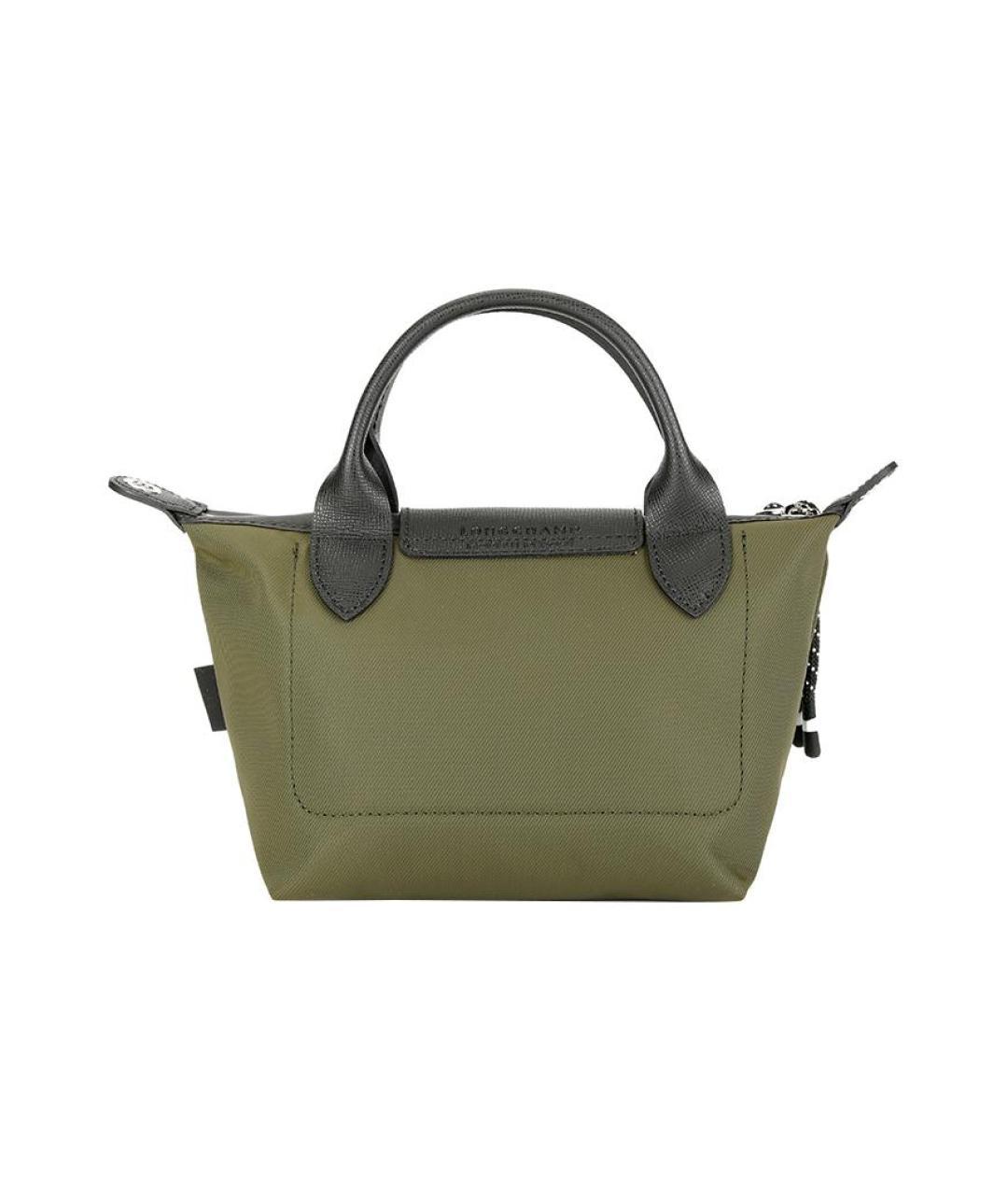 LONGCHAMP Хаки тканевая сумка через плечо, фото 4