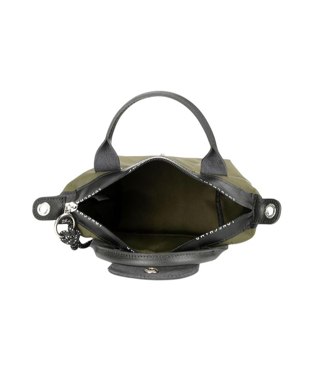 LONGCHAMP Хаки тканевая сумка через плечо, фото 6