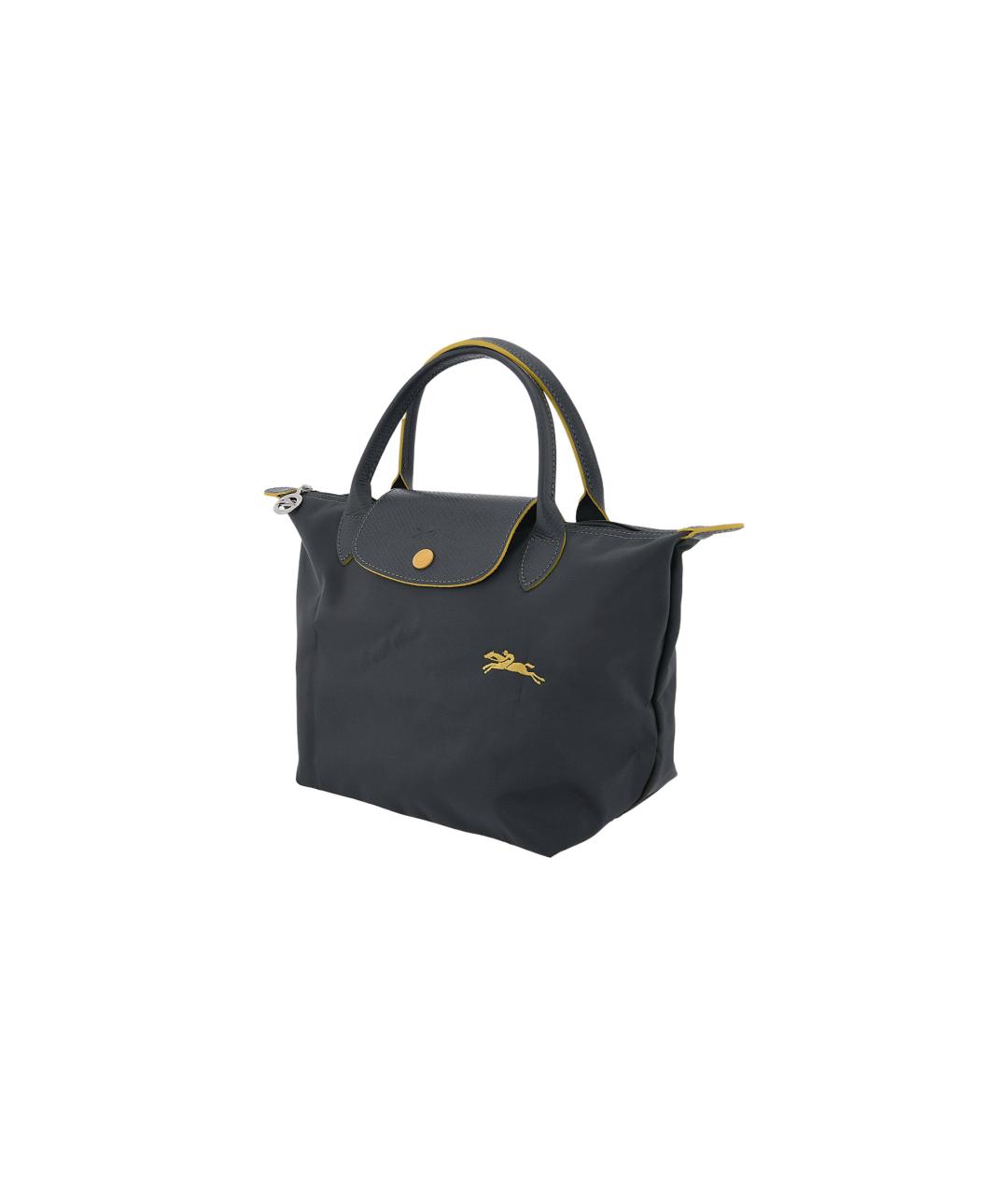 LONGCHAMP Черная тканевая сумка через плечо, фото 2