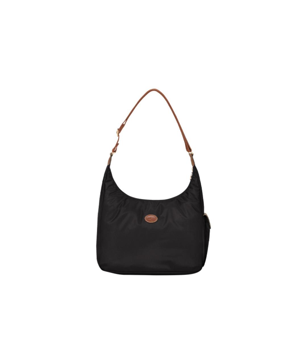 LONGCHAMP Черная тканевая сумка через плечо, фото 1