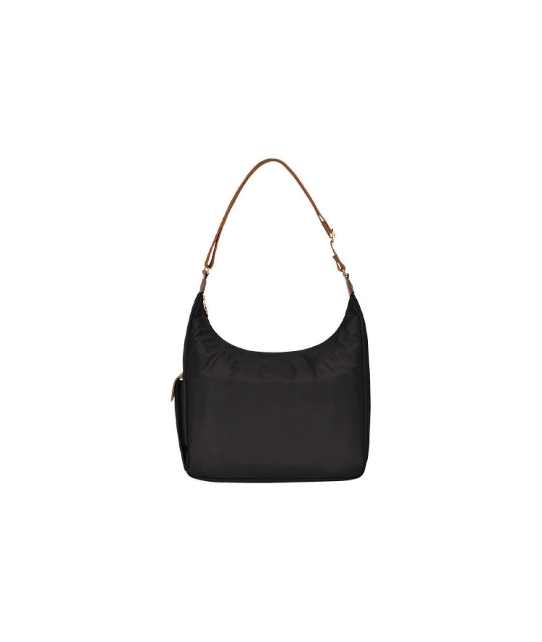 LONGCHAMP Черная тканевая сумка через плечо, фото 3
