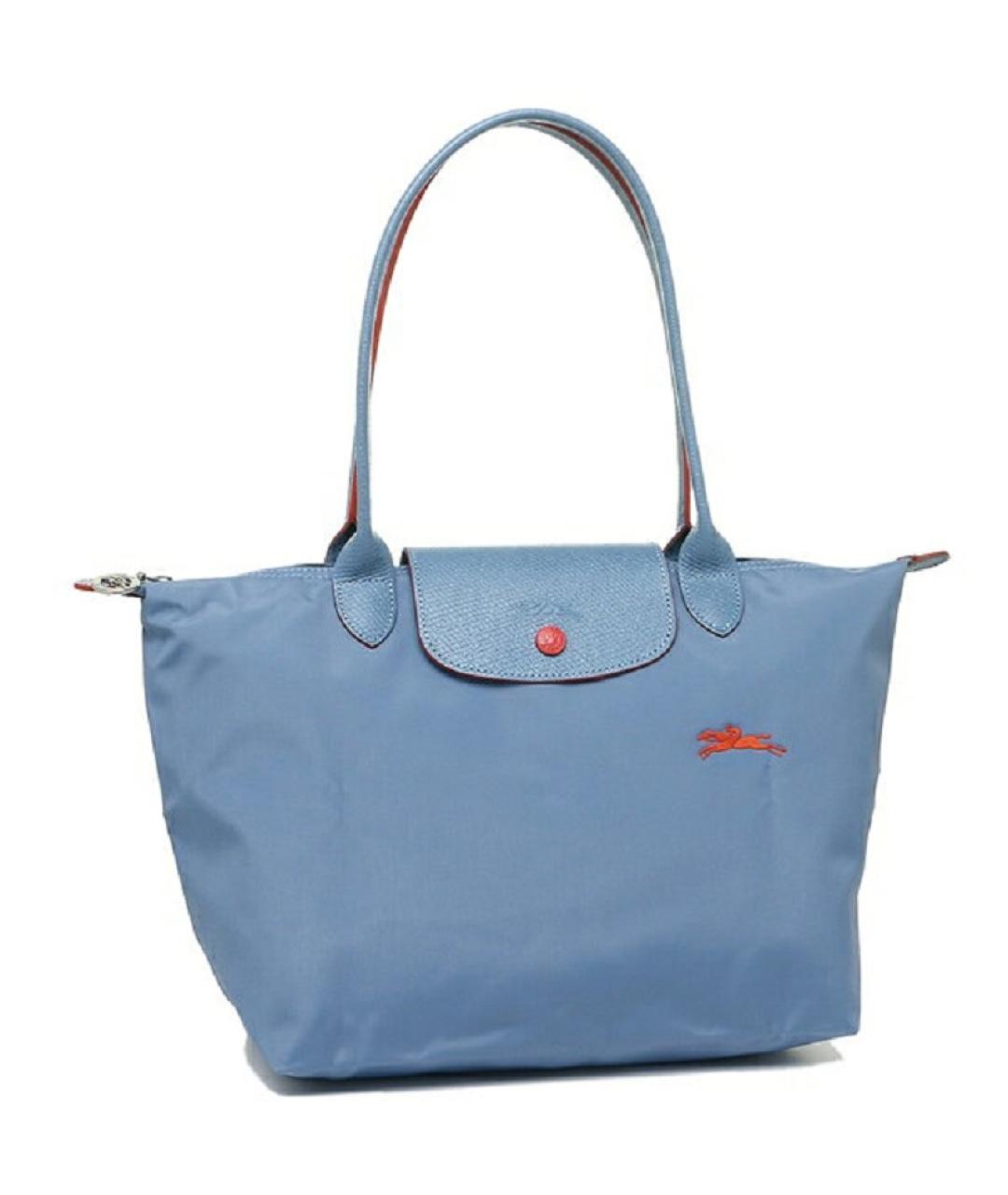 LONGCHAMP Голубая тканевая сумка через плечо, фото 2
