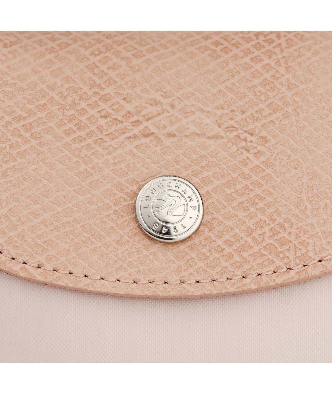 LONGCHAMP Розовая тканевая сумка через плечо, фото 5