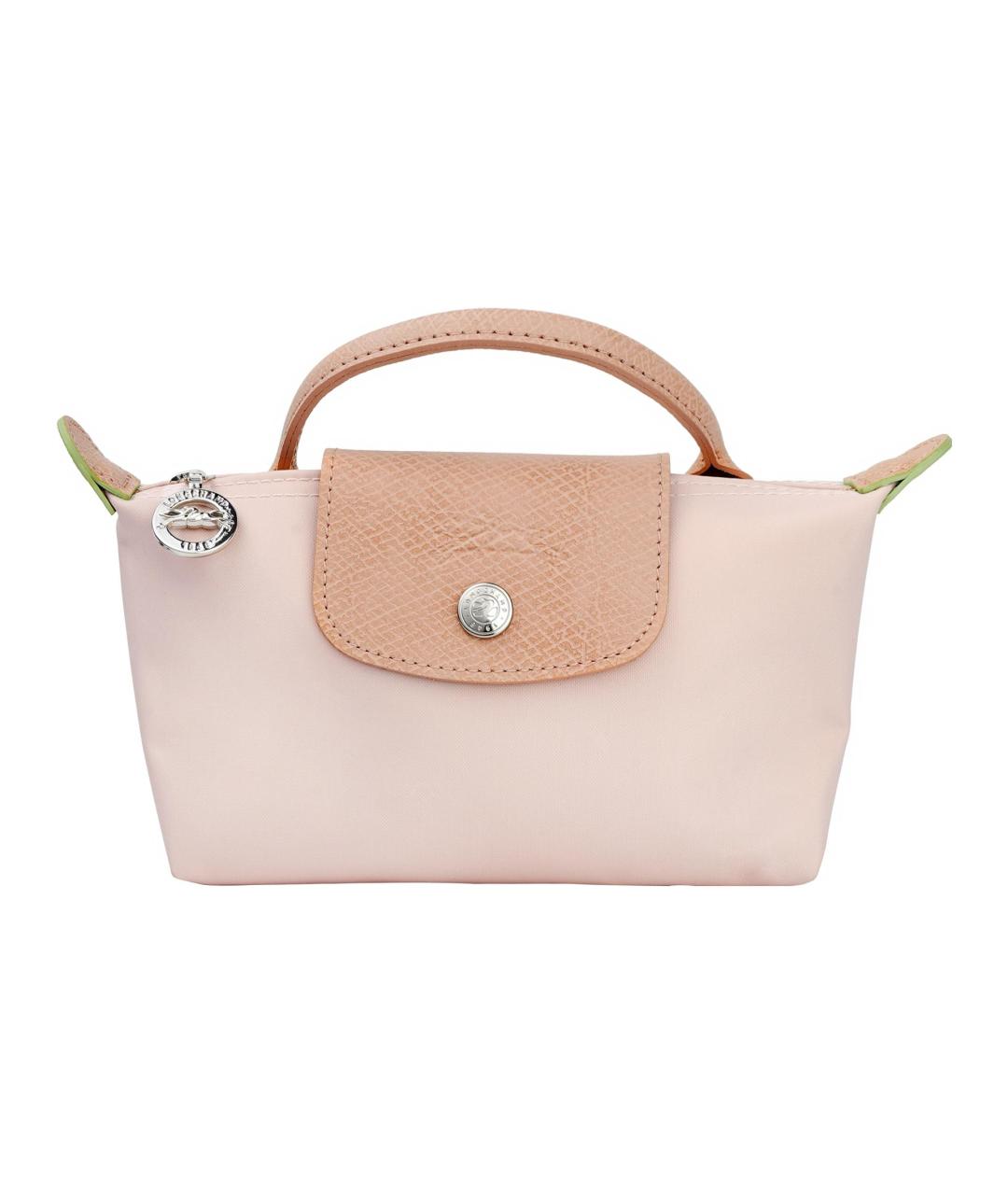LONGCHAMP Розовая тканевая сумка через плечо, фото 1