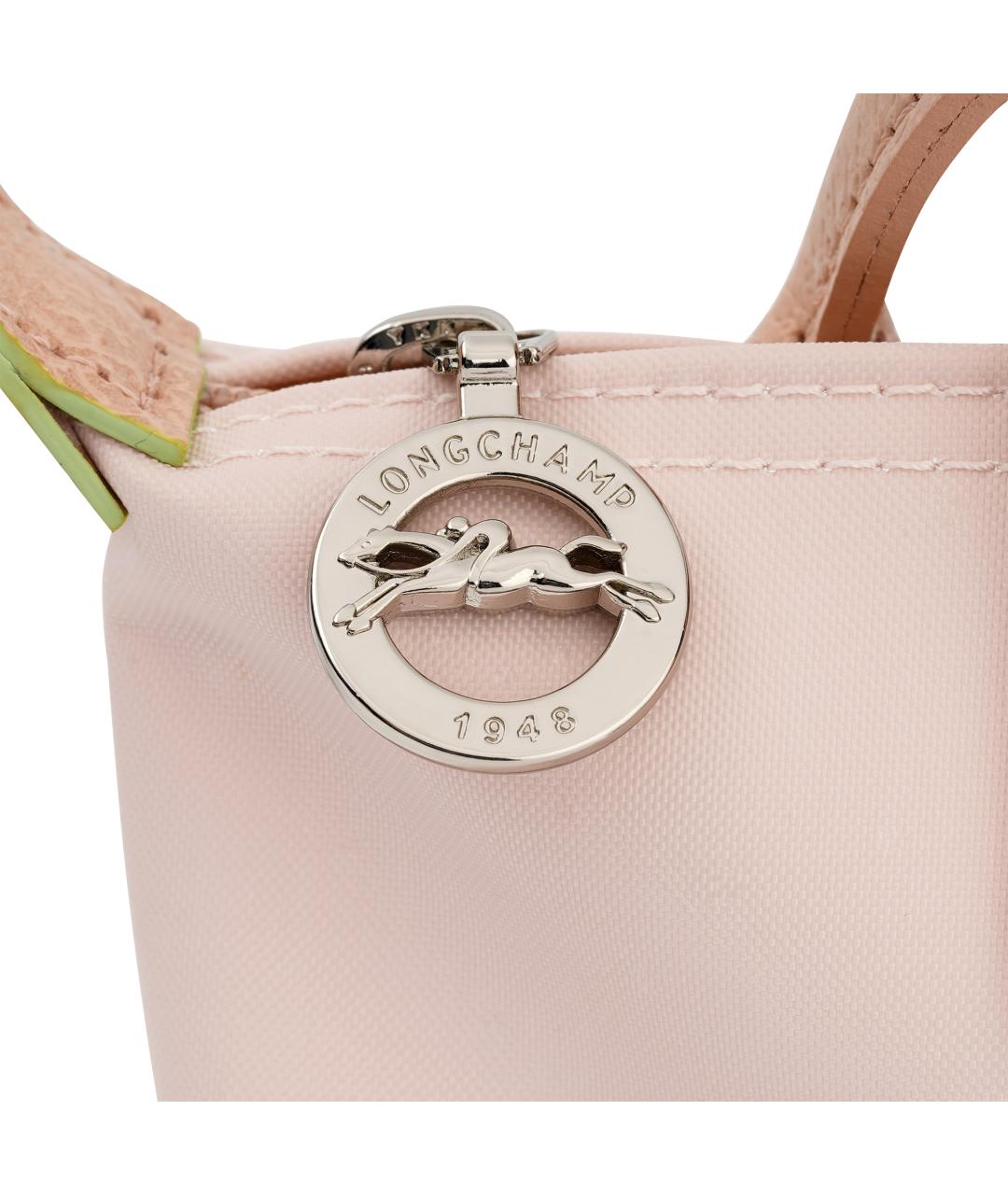 LONGCHAMP Розовая тканевая сумка через плечо, фото 6