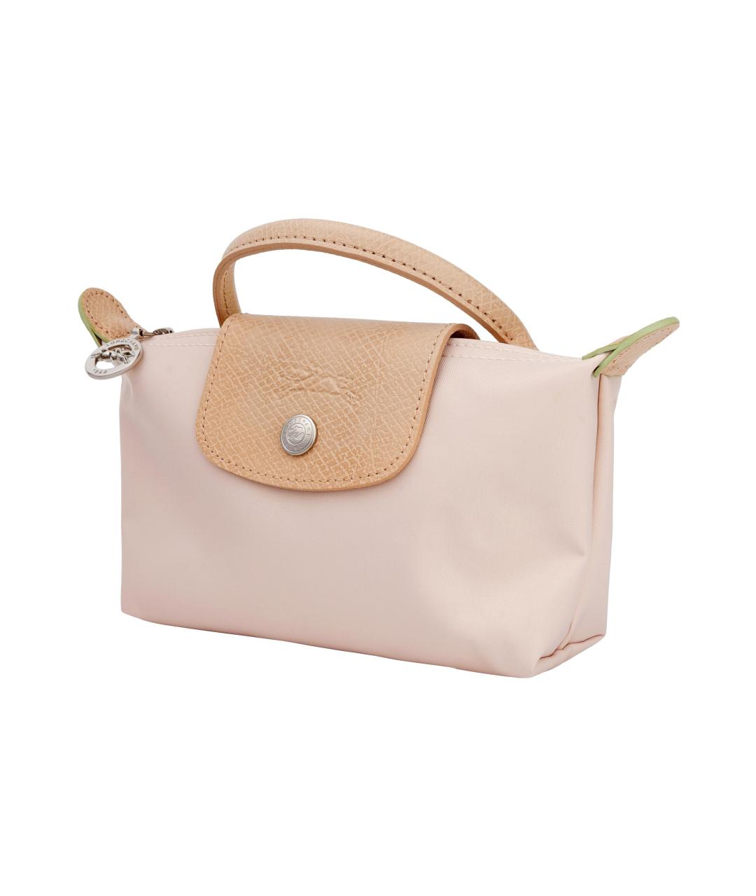 LONGCHAMP Розовая тканевая сумка через плечо, фото 2