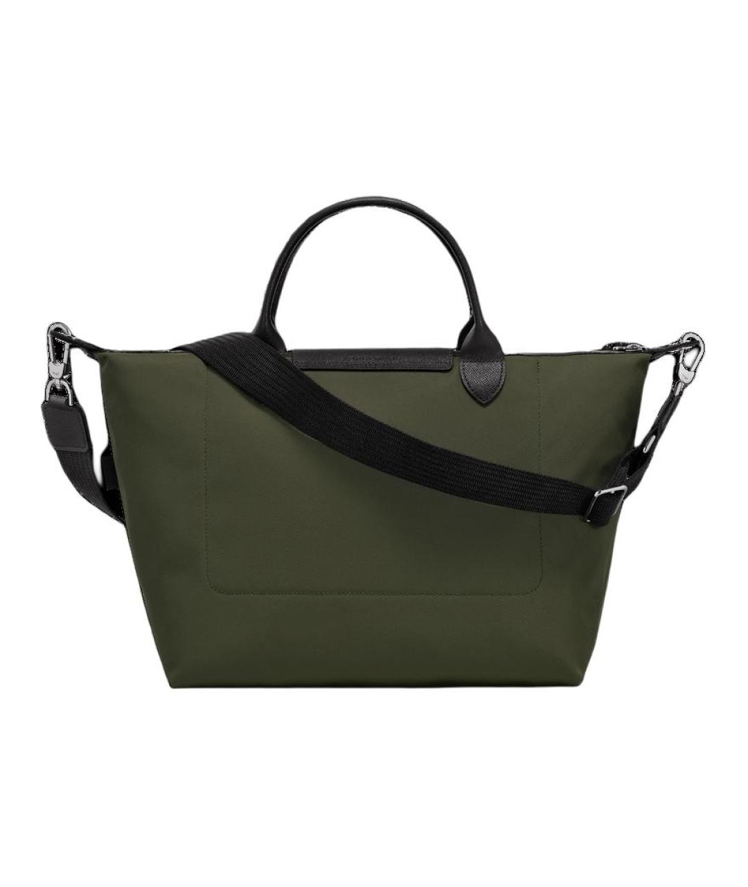 LONGCHAMP Хаки тканевая сумка через плечо, фото 5