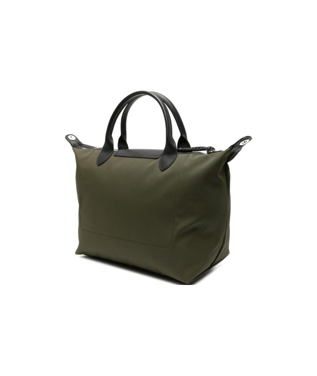 LONGCHAMP Хаки тканевая сумка через плечо, фото 3