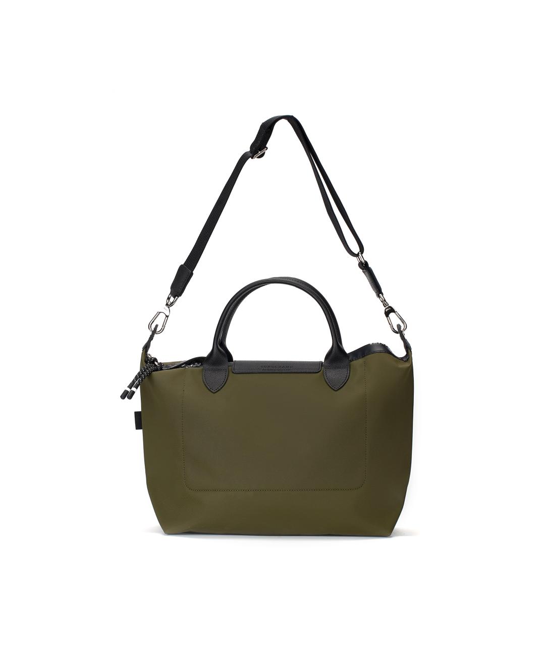 LONGCHAMP Хаки тканевая сумка через плечо, фото 6