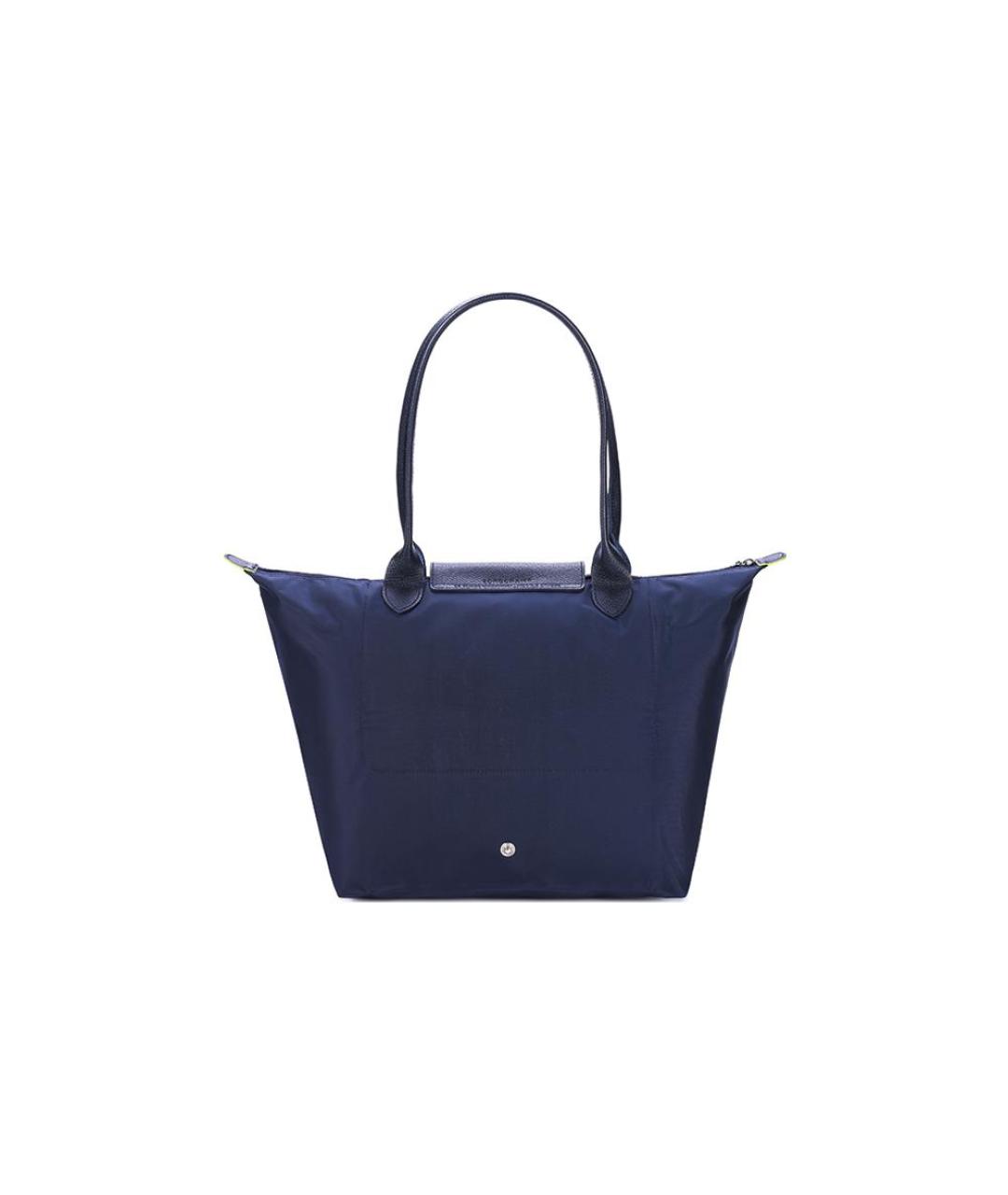 LONGCHAMP Темно-синяя тканевая сумка через плечо, фото 4