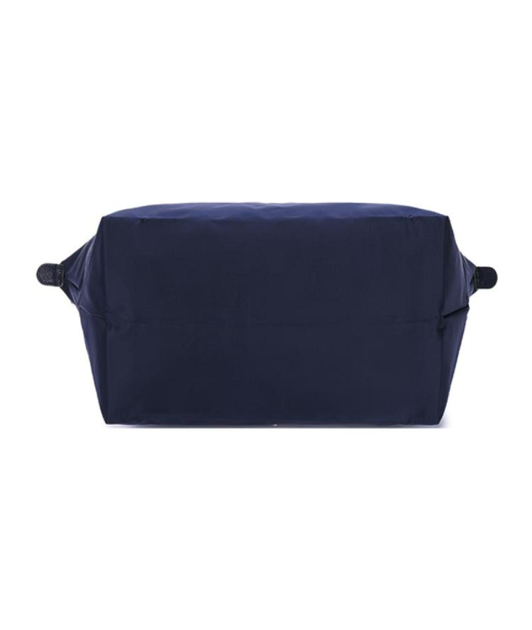 LONGCHAMP Темно-синяя тканевая сумка через плечо, фото 5