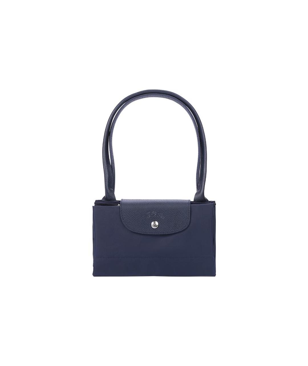 LONGCHAMP Темно-синяя тканевая сумка через плечо, фото 6