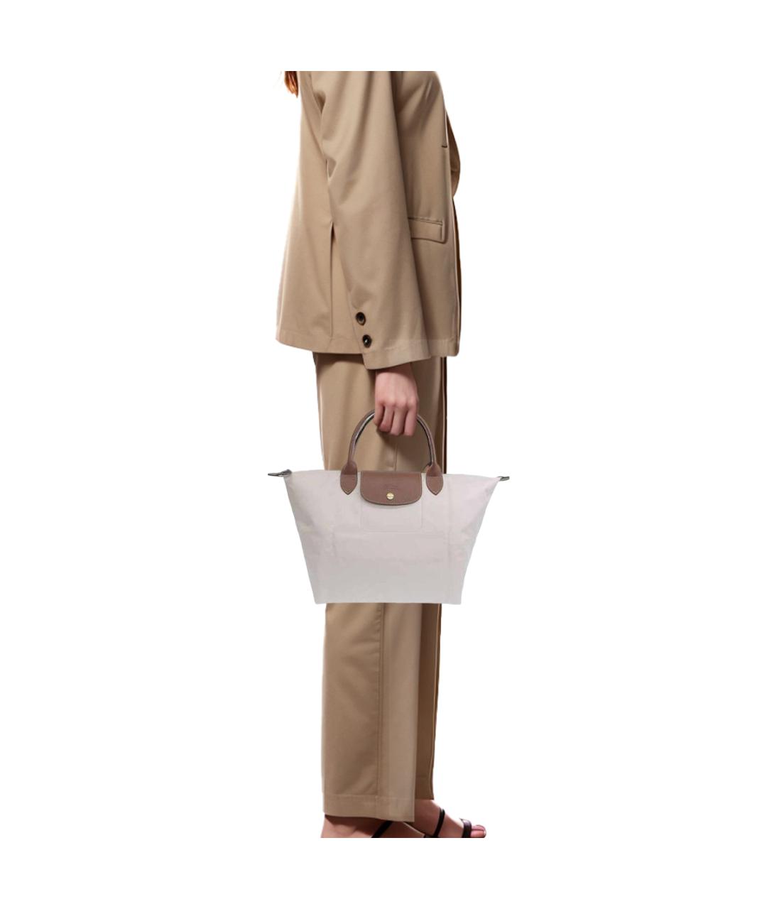 LONGCHAMP Бежевая сумка через плечо, фото 7