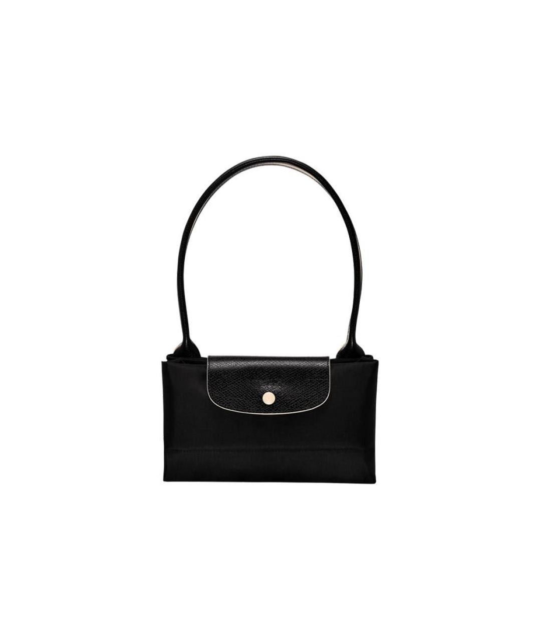 LONGCHAMP Черная тканевая сумка через плечо, фото 4