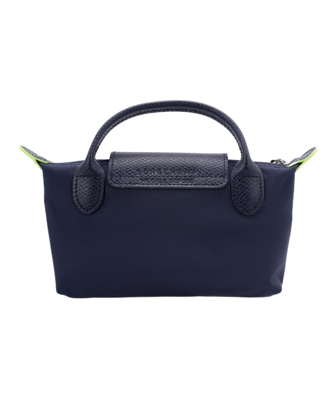 LONGCHAMP Темно-синяя тканевая сумка через плечо, фото 3