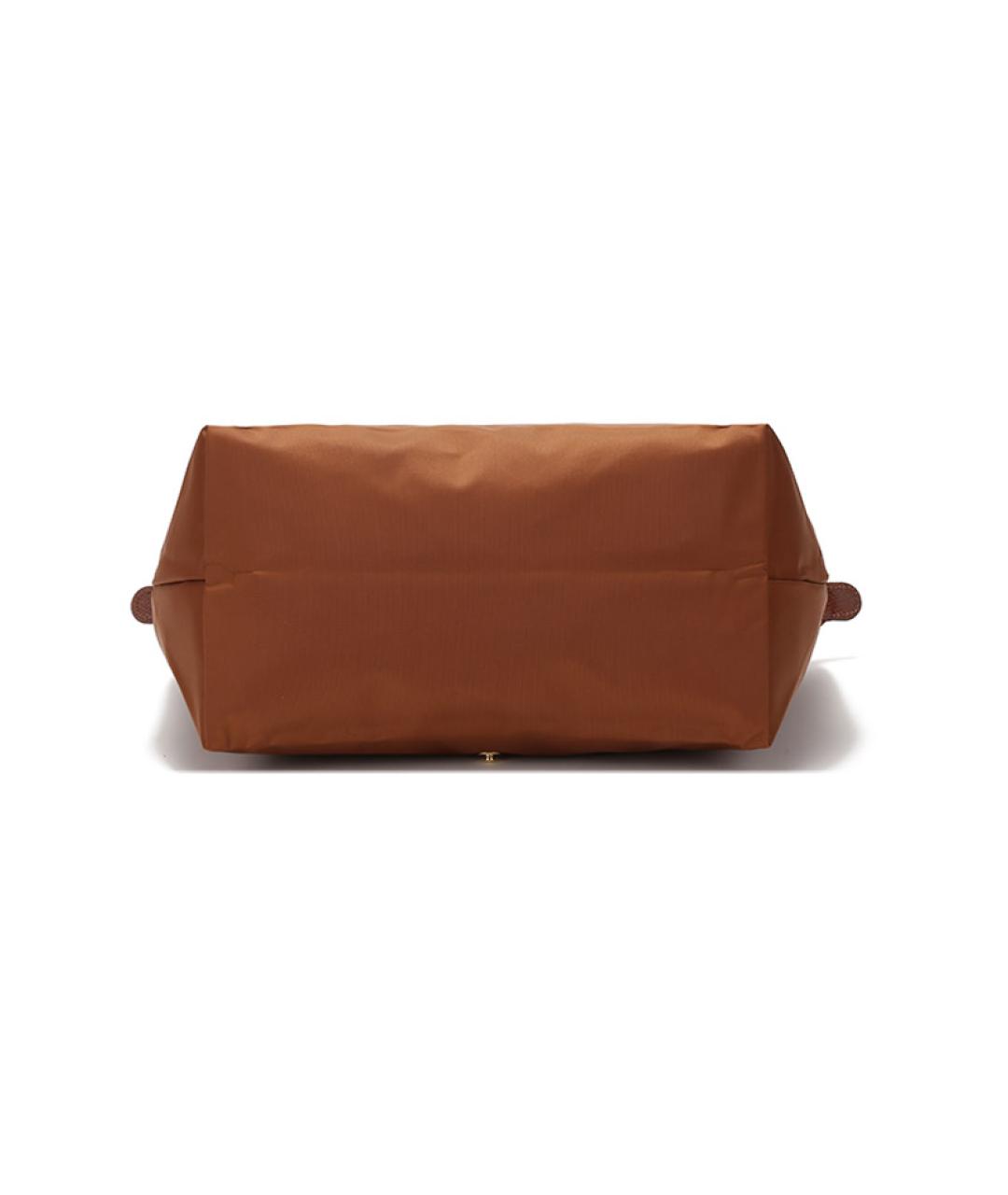 LONGCHAMP Коричневая тканевая сумка через плечо, фото 5