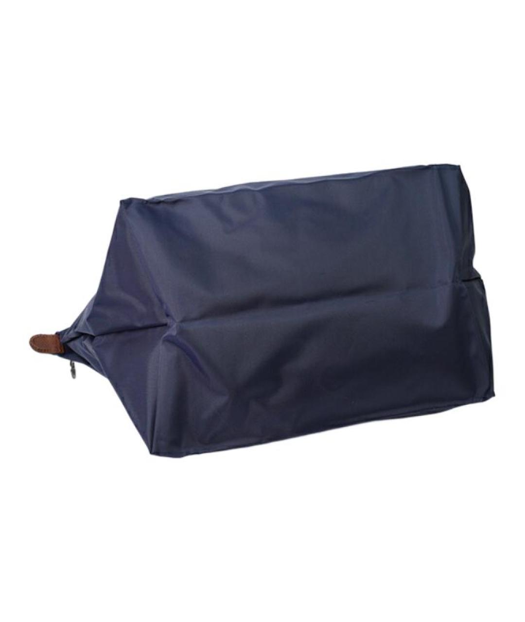 LONGCHAMP Синяя тканевая сумка через плечо, фото 3